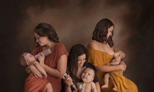 Viral Photo feiert verschiedene Möglichkeiten, Ihr Baby zu füttern 