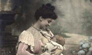 27 erstaunliche alte Bilder des Stillens im Laufe der Geschichte 