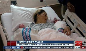 Überraschung! Kalifornien Zwillinge in getrennten Jahren geboren 