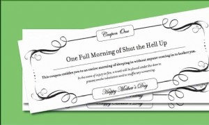 Gutscheine zum Muttertag 