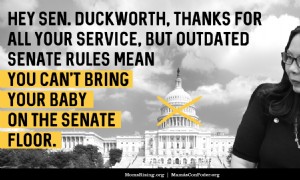 Lassen Sie US-Senatorin Tammy Duckworth im Senat stillen! 