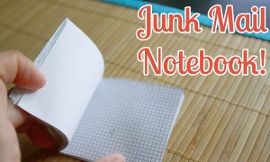 So erstellen Sie ein recyceltes Junk-Mail-Notizbuch 