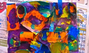 Wie erstelle ich eine Collage aus recycelten Rohren? 