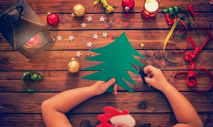 13 einfache Weihnachtsbasteleien, die Kinder machen können 