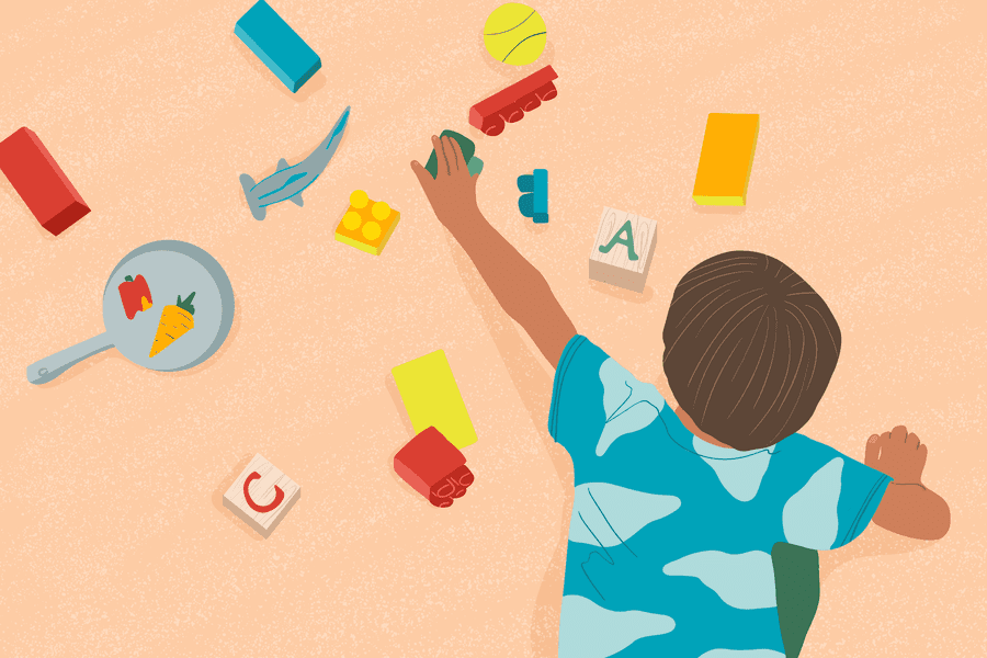 Go-To-Lernspielzeug, das die Entwicklung von Kleinkindern unterstützt