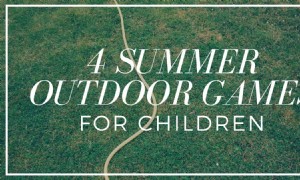 4 Sommerspiele im Freien für Kinder 