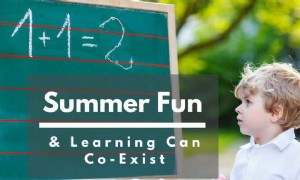 Sommerspaß und Lernen können nebeneinander existieren 